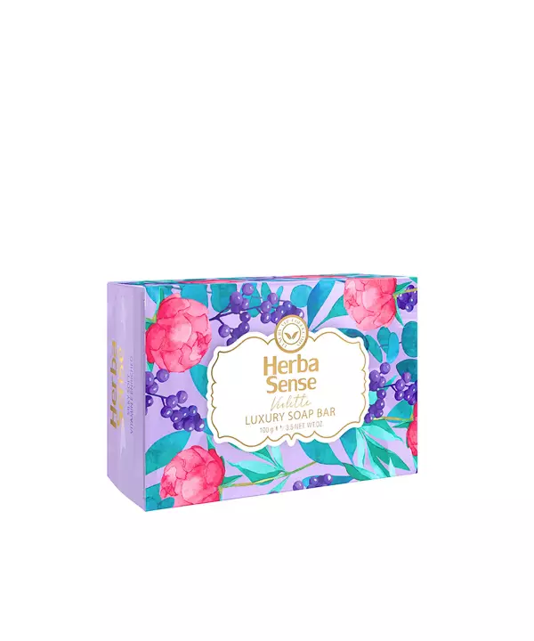 صابون با رایحه انگور هرباسنس Herba Sense مدل Violette وزن 100 گرم آردن